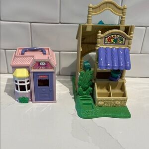 Fisher-Price Sweet Streets Playsets - Country Farmers Market and Post Office